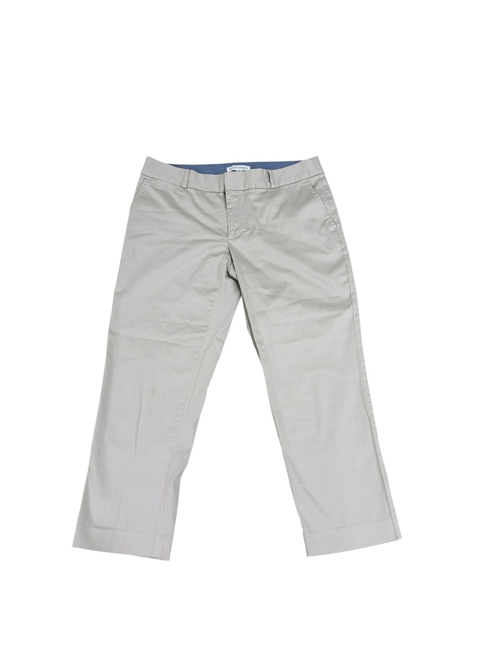 Banana republic Light beige stretch cropped Chino Pants Straight Fit size 10